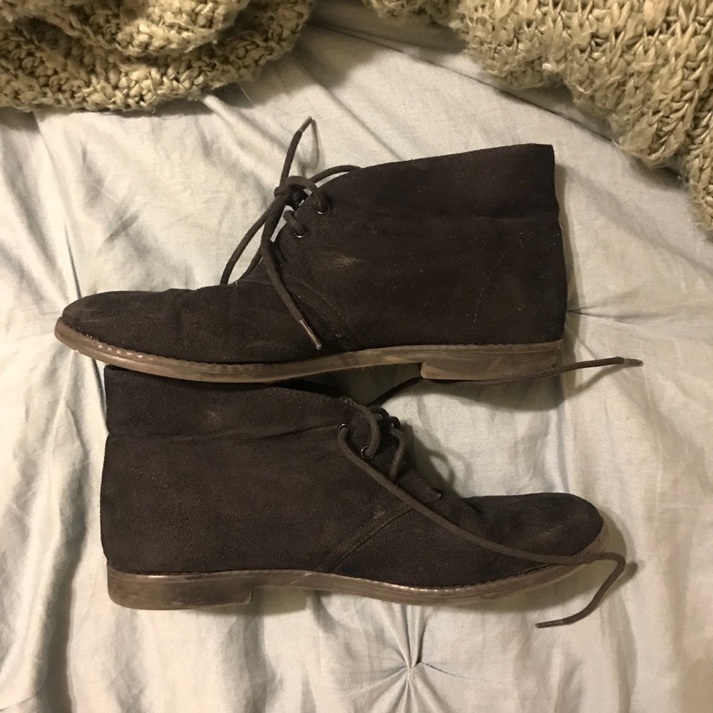Black ankle boots